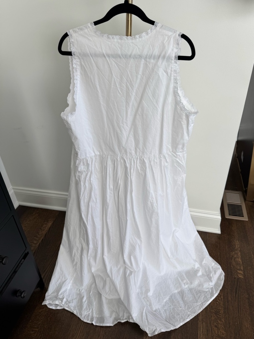 NWOT Laneway The Label Ivory Maxi Cotton Gown - Picture 4 of 5